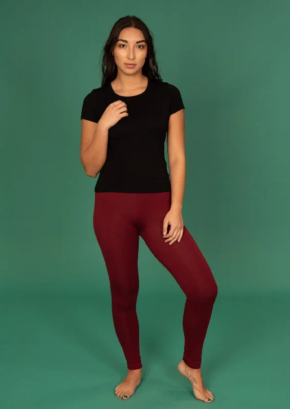 Leggings Maroon